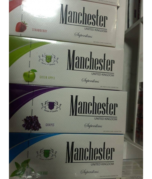 Сигареты "Manchester Superslims Gum mint"